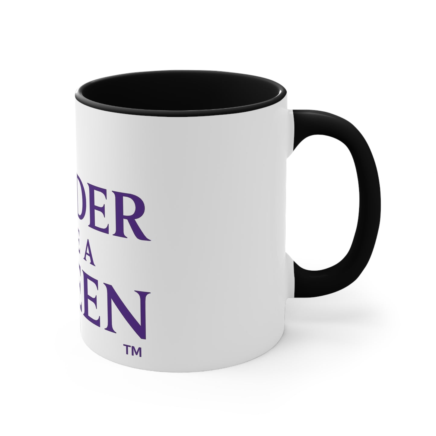 Wander Like A Queen Colorful Accent Mug, 11oz