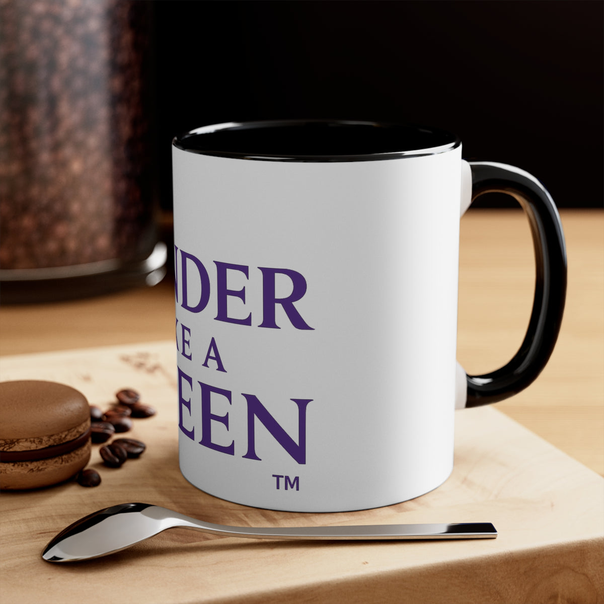 Wander Like A Queen Colorful Accent Mug, 11oz